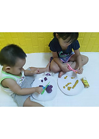 Kéo và Lăn Chuyên Dụng Cắt Bột Nặn Đất Nặn An Toàn (Màu ngẫu nhiên-không bao gồm phụ kiện)