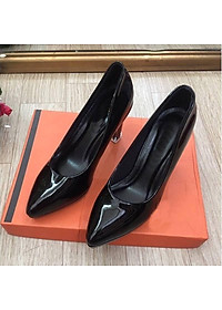 Giày cao gót nữ gót trụ lõi sơn 9cm FAROSA - C5 chất da mềm cực êm chân