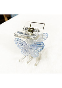 Kẹp tóc con bướm - kẹp tóc càng cua 5 răng - kẹp tóc trong suốt - kẹp gấp 5 răng mẫu mới