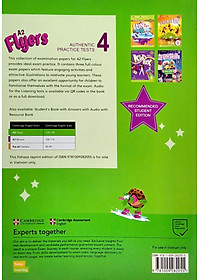 A2 Flyers 4 Authentic Practice Tests: Student's Book Without Answers With Audio - FAHASA Reprint Edition