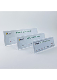 Biển chức danh, Bảng tên để bàn, Kệ mica chức vụ 1 mặt Enter A01 180x65mm (20)