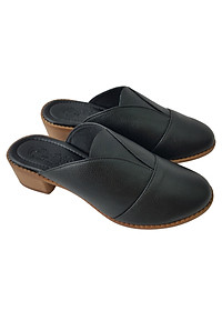 Dép Cao Gót Nữ BIGGBEN Da Bò Cao 4 Phân DCG79