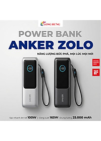 Sạc dự phòng Anker Zolo Power Bank High-Power Multi Device USB-C 165W 25000mAh A1695 - Hàng chính hãng