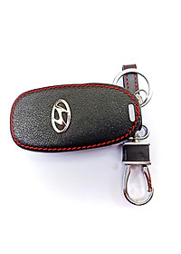 Bao Da Chìa Khóa Dành Cho Xe Hyundai Accent 2021 (Da Thật) Logo 3D