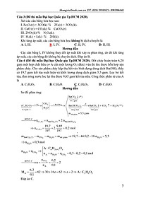 TUYỂN TẬP CÂU HỎI ĐÁNH GIÁ NĂNG LỰC MÔN HÓA