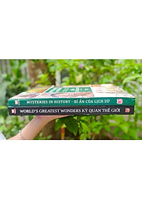 Combo 2 Cuốn Sách Bách Khoa Toàn Thư - Kỳ Quan Thế Giới, Bí Ẩn Của Lịch Sử- Tổng Hợp Kiến Thức Về Lịch Sử, Địa Lý, Du Lịch Khám Phá Thế Giới - Á Châu Books Bìa Cứng, In Màu