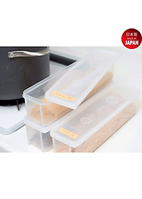 Hộp nhựa đựng & bảo quản đũa thìa, mỳ ống Sanada Seiko 1.3L nắp kín - nội địa Nhật Bản