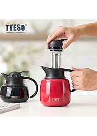 Bình trà giữ nhiệt TYESO TS-8875 600ml có lọc trà , Hàng chính hãng