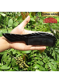 Lược Sừng Cao Cấp TOKDODO Kiểu Vát Hoàng Gia ( Kích Thước 20 x 5 Cm)