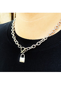 Dây chuyền chain titan bản đại vòng khoá sịn sò