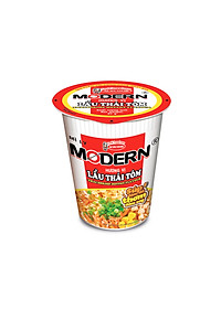 Thùng 24 Ly Mì Morden Lẩu Thái Tôm (67g x 24 ly)