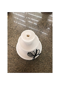 Thác nước phong thủy luân hồi đá cẩm thạch trắng - Cao 30cm