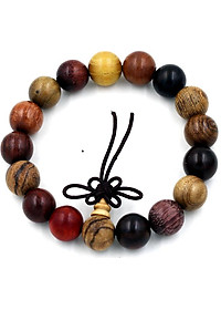 Vòng tay chuỗi hạt gỗ Đàn hương 8 màu 12 ly