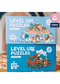 Bộ Xếp Hình Nâng Cao Mideer Advanced Puzzle - Level 8 (Magic Book and Fairy Tales) Dành Cho Bé Gái Từ 6 Tuổi