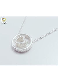 Dây chuyền bạc Ý 925 Huệ Ngân - Đôi tình nhân PP1325