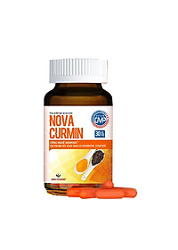 Viên Uống Tinh Chất Nghệ Giảm Đau Dạ Dày Novacurmin - Nguyên liệu nhập khẩu từ Đức (Hộp 30 viên)