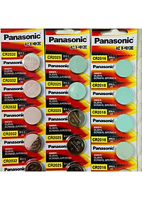 Pin Lithium Panasonic 3V Xịn CR2032 - CR2025 - CR2016 - CR1632 - CR1620 - CR1616 CR1220 - CR2450 Thay pin chìa khóa ôtô