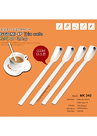 [HÀNG CHÍNH HÃNG]Bộ thìa pha trà, pha cafe bằng thép không gỉ an toàn sức khỏe dài 14cm của GGOMi Hàn Quốc