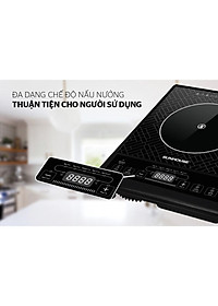 Bếp hồng ngoại cơ Sunhouse SHD6011, Công suất 2000W, Tặng kèm vỉ nướng, Hàng chính hãng - Bảo hành 12 tháng