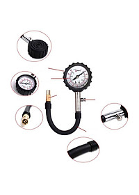 Đồng hồ đo áp suất lốp xe ô tô, xe máy hợp kim inox cao cấp độ chính xác cao - Hàng Chính Hãng