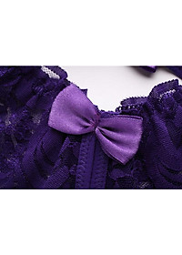 Quần lót lọt khe sexy nữ chất liệu ren thiết kế xẻ đáy quyến rũ gợi cảm - Màu hồng