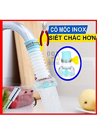 Đầu nối vòi nước KG17 tăng áp thông minh chứa hạt lọc bẩn, phù hợp mọi loại vòi xoay 360độ khoảng 3.5cm (giao màu ngẫu nhiên)