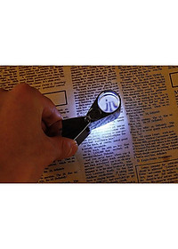 Kính Lúp Mini 30X ️FREESHIP️ Kính Lúp Móc Khóa Có Đèn MG21007 đường kính 21mm ( Soi mạch, soi bản in...)