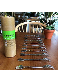 Bộ 12 nĩa xiên trái cây hiệu Berndorf 6 hình con gấu