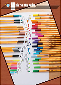 Bút kim STABILO Point 88 0.4mm (PT88) - Xanh ngọc (13)