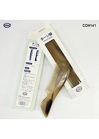 Lược sừng xuất Nhật (Size: M - 16cm) COH141 - Lược chuôi vát nhỏ có thể bỏ túi - Chăm sóc tóc