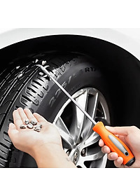 Dụng Cụ Móc Lốp Xe, Lấy Đinh Gảy Đinh, Loại Bỏ Đá Trên Lốp 2 in 1 Với Cây Tua Vít Giúp Lấy Cạy Đinh, Loại Bỏ Đá Dăm/ Cát Lốp Xe Hơi Bảo Vệ Lốp Xe Hơi, Ô tô, Xe Tải Mai Lee
