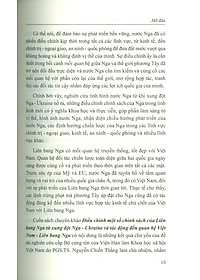 Điều Chỉnh Một Số Chính Sách Của Liên Bang Nga Từ Xung Đột Nga - Ukraine Và Tác Động Đến Quan Hệ Việt Nam - Liên Bang Nga (Sách Chuyên Khảo) 