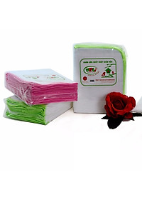 Ghế ăn dặm gấp gọn có đệm và bánh xe, Màu Xanh Bé trai tặng 1 thìa ăn và 1 gói khăn sữa cao cấp