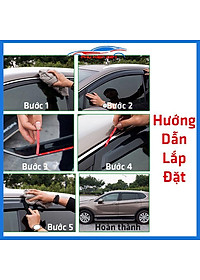 Vè che mưa cho xe ô tô MG ZS 2021-2022 vè đen bảo vệ trang trí xe