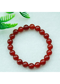 Vòng tay mã não đỏ tự nhiên 8 mm