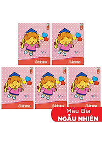 Lốc 5 Tập Học Sinh 4 Ô Ly 200 Trang ĐL 70g/m2 - FAHASA (Mẫu Màu Giao Ngẫu Nhiên)