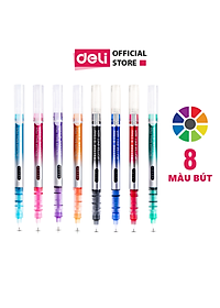 Bút Bi Nước Mực Gel Nhiều Màu Lẻ Chiếc Deli - Mực Trơn Đều Nhanh Khô Không Lem Phù Hợp Hoc Sinh Văn Phòng Ghi Chép Trang Trí Sổ Tay Kế Hoạch Planner - S853