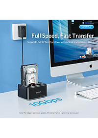 Đế ổ cứng (Docking) Orico 2 khe cắm - Hàng Chính Hãng