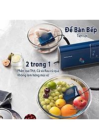 Máy Khử Khuẩn Thực Phẩm Morphy Richards MR2061 Khử Trùng Rau Củ Quả, Thịt Cá Hải Sản, Sục Ozone Rửa Thực Phẩm 2 in 1, Hàng Chính Hãng