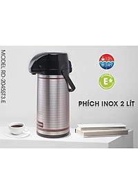 Phích đựng nước Rạng Đông nút bấm 2 lít Model: RD-2045ST3.E