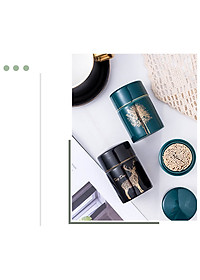 Hũ Tăm Sứ Bắc Âu Hoa Văn Sang Trọng