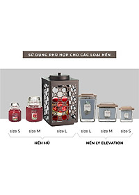 Đèn lồng đốt nến Yankee Candle - Rubbed Bronze