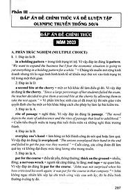 Đề Thi Olympic 30 Tháng 4 Tiếng Anh (HA)