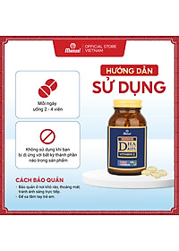 Hộp Viên Uống Bổ Xung DHA + EPA + Vitamin E Mamori Giúp Tăng Cường Trí Nhớ Tăng cường Thị Lực và Sức Khỏe Tim Mạch (455 mg x 60 viên)