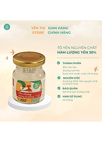 (Tặng muỗng gỗ đơn 450k)Yến Thị- Yến Chưng Không Đường -30% -Quà Tặng