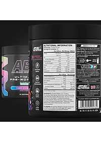 ABE Pre Workout - Applied Nutrition (30 Lần Dùng), Tăng Sức Mạnh Sức Bền, Tỉnh Táo Tập Trung Trước Tập