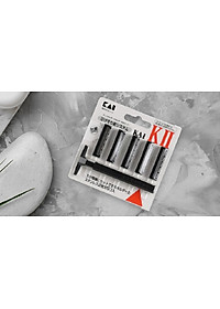 Dao Cạo Râu 2 Lưỡi Kép Thân Nhựa Kai 003309 (Set 1 Thân 5 Lưỡi Dao)