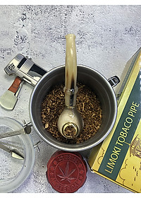 Tẩu Thuốc Sừng Trâu Trắng Cao Cấp – Mã TTLCC-01