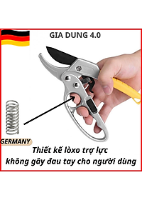 Kéo cắt cành cộng lực chuyên dụng Germany -dụng cụ làm vườn đa năng