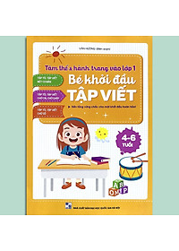 Combo 2 cuốn: Bé khởi đầu tập viết và bé chinh phục toán học